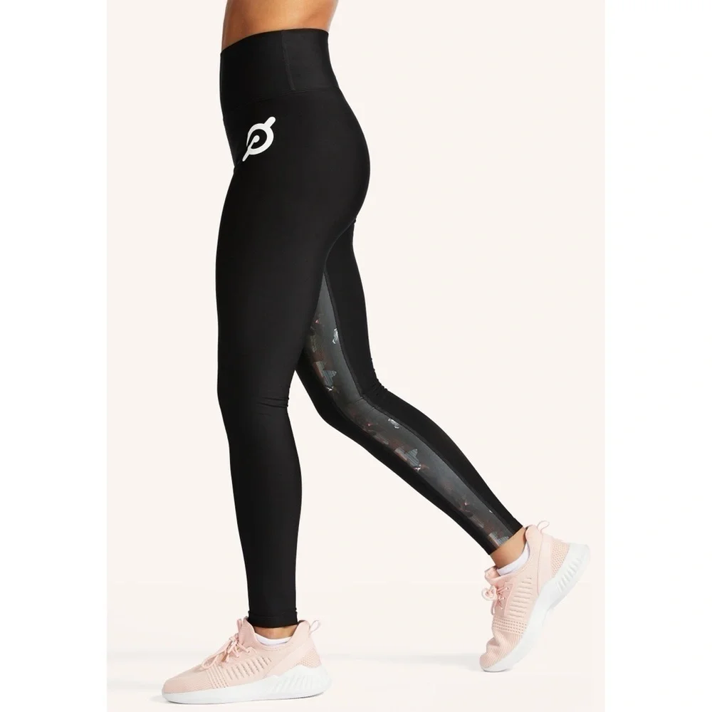 Peloton Show Up Floral Leggings Sz M Medium